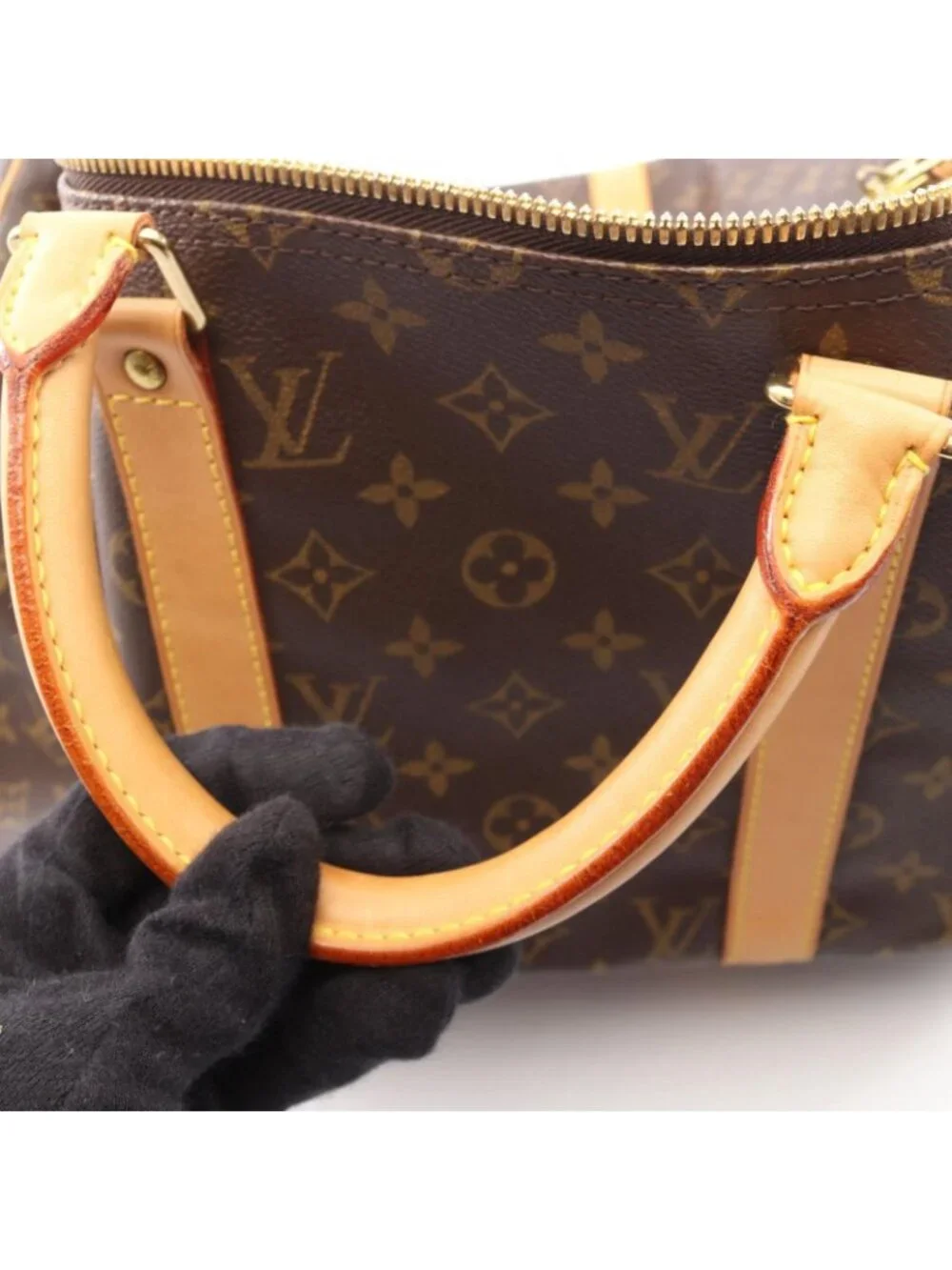 Louis Vuitton Boston Bag Keepall 50 Canvas Leather